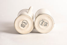HALL BLACK AND WHITE PEDESTAL MUGS - SET OF 2
