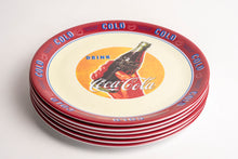 COCA COLA PLATES - SET OF 6 BY GIBSON CLASSIC