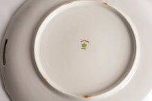 NIPPON CAKE PLATE WITH PINK AND BLUE ROSES