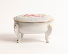 FOOTED VANITY/DRESSER TRINKET BOX