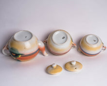 JAPANESE 17 PIECE CERAMIC TEA SET