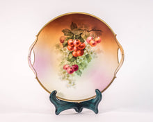 BAVARIAN (GERMANY) CAKE PLATE  - CHERRIES AND CHERRY BLOSSOMS