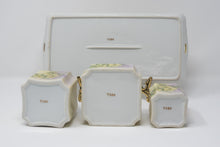 PORCELAIN DRESSER VANITY SET - 4 PIECES